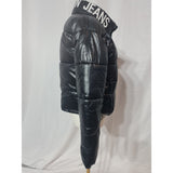 Calvin Klein Jeans Women's High Gloss Puffer Jacket - Black Size 16