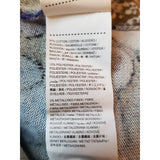 Desigual Women's Floral Print Open Front Long Cardigan Size XL