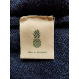 Darzi Navy Lambswool Jumper Size S