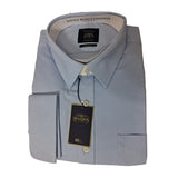 Savile Row Company Light Blue Classic Fit Cuff Shirt Size 48 cm 19"