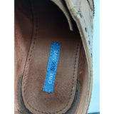 ONE SIX 5IVE Mens Leather Brogues Smart Formal Shoes Tan Brown Size UK 7 EU 41