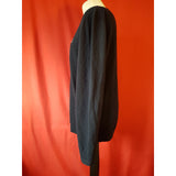 GANT Black Wool Blend Jumper Size XL
