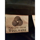 Canali Black Wool Jacket Blazer Size 60R