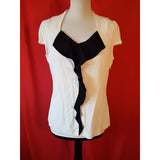 Per Una Speziale White Black Top Size 14