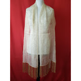 Phase Eight Women's Cream Sequin Scarf