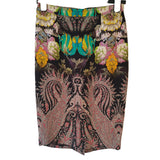 Etro Paisley Brown Skirt Size 40 IT 8 UK