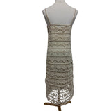 Wild Flower Cream Crocheted Dress Size UK M/L