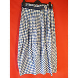 HIGH Blue White Check Skirt Size 10
