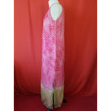 CAVITA Pink Summer Long Dress with Cardigan Size 16