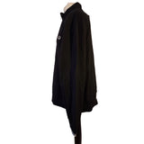Fred Perry Men's Black Half Zip Sweatshirt Size 3XL