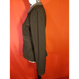 Nanette Lepore Women's Black Grey Blazer Size 4 US 8 UK