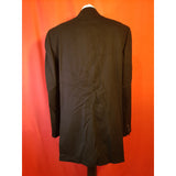 Ermenegildo Zegna Men's Black Wool Jacket Blazer Size 56