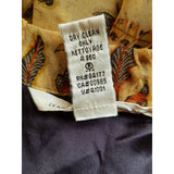 DIANE von FURSTENBERG Brown Floral Print 100% Silk Dress Size 6 US 10 UK