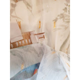 Ted Baker White Green Bird Print Dress Size 1 / 8 UK