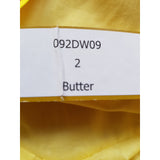 Catherine Malandrino Yellow Cotton Dress Size 2 / XS