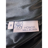 Honor Millburn Grey Stripe Skirt, Size 18