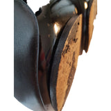 Balenciaga Dark Brown Leather High Heels Ankle Boots Size 39 EU 6 UK