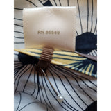 Tommy Bahama White Black Yellow Shirt Size 6