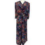 Jolie Moi Navy Floral Print Jumpsuit Size 22