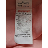 Forever Unique Pink Pearl Embellished Collar Fit Flare Party Prom Dress Size UK 10