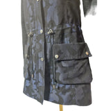 REISS Ladies Camo Print Parka / Coat with Faux Fur Size 6