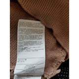 Valentino Nude Crocheted Knit Wool Cotton Jumper Size XS