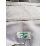 Liverano & Liverano Firenze Men's Pale Lilac Bespoke  Shirt Size S