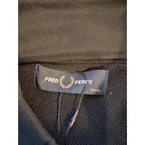 Fred Perry Men's Black Half Zip Sweatshirt Size 3XL