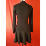 Stella McCartney Black Wool Cashmere Dress Size 34 EU 6 UK