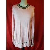 BURBERRY Women's Pink Silk Cashmere Jumper Size XL
