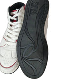 Zara Teen High Top Sneakers White Red Casual Trainers Size 3.5 UK 36 EU