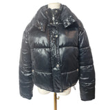 Calvin Klein Jeans Women's High Gloss Puffer Jacket - Black Size 16