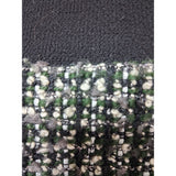 Bouchra Jarrar Black White Green Skirt Size 36 FR 8 UK