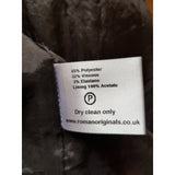 Roman Originals Brown Dress Blazer Suit, Size 20