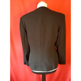 Debenhams Women's Black Embroidered Jacket Size 12