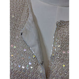 Frank Usher Womens Sequin Silk Blazer Size 14