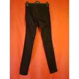 J Brand / Hussein Chalayan Jeans Skinny Black Drainpipe  Size W25 L34.