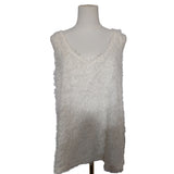 Pretty Secrets Womens Cream 3-Piece Fluffy Lounge Set Size 16/18