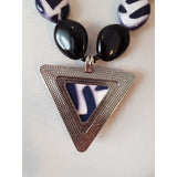 Black White Necklace