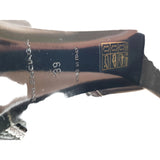 Balenciaga Dark Brown Leather High Heels Ankle Boots Size 39 EU 6 UK