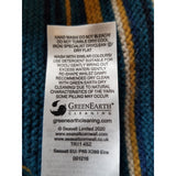 Seasalt Cornwall Blue Yellow Stripe Wool Knit Jumper Size 22