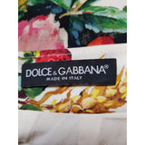 Dolce & Gabbana White Floral Print Skirt Size 40 IT 8 UK