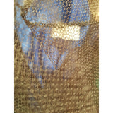 Katerina Blue Maxi Ocassion 100% Silk Dress with Scarf Size 10