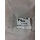 Frank Usher Womens Sequin Silk Blazer Size 14
