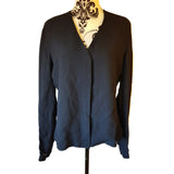 Emporio Armani Women's Navy Trousers Suit 44 IT 12 UK