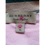 BURBERRY Women's Pink Silk Cashmere Jumper Size XL