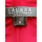 Lauren Ralph Lauren Burgundy Ocassion Dress Size 8