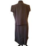 Roman Originals Brown Dress Blazer Suit, Size 20