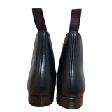 Regent Steed Black Leather Jodhpur Boots Size 3