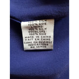 Мint Jodi Arnold Navy 100% Silk Dress Size 2 / XS